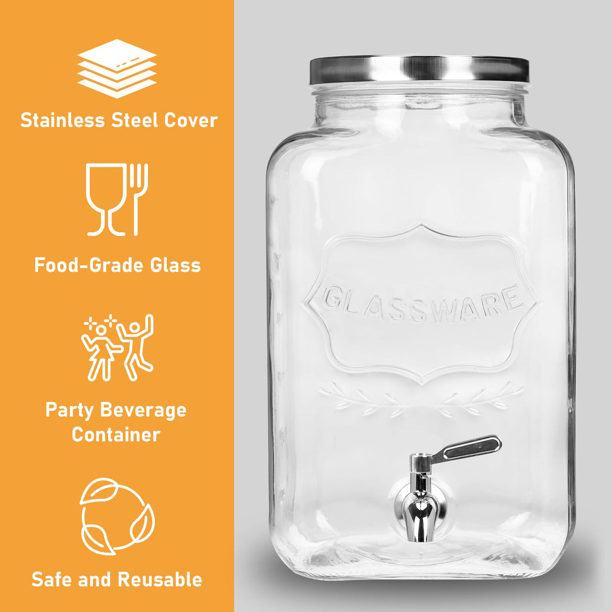 Moretoes dispenser with honeycomb coaster adds grip and spill control.