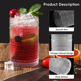 Moretoes sturdy-base glass for stable drinks at gatherings