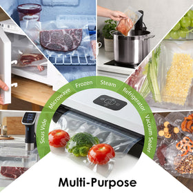 Moretoes vacuum bags ideal for meal prep and bulk storage