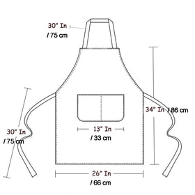 MORNITE Art Apron machine washable for simple cleanup