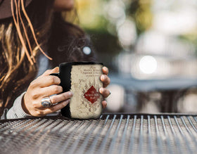 Morphing Mugs Marauder's Map 16oz mug showcases hidden map as you pour hot liquid.