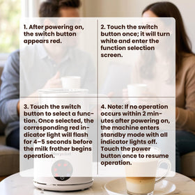 Morpilot dishwasher-safe design simplifies cleanup after frothy drinks