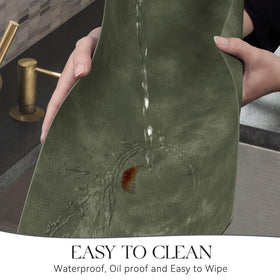 MOSAYT faux cowhide texture placemats convey casual elegance on table.