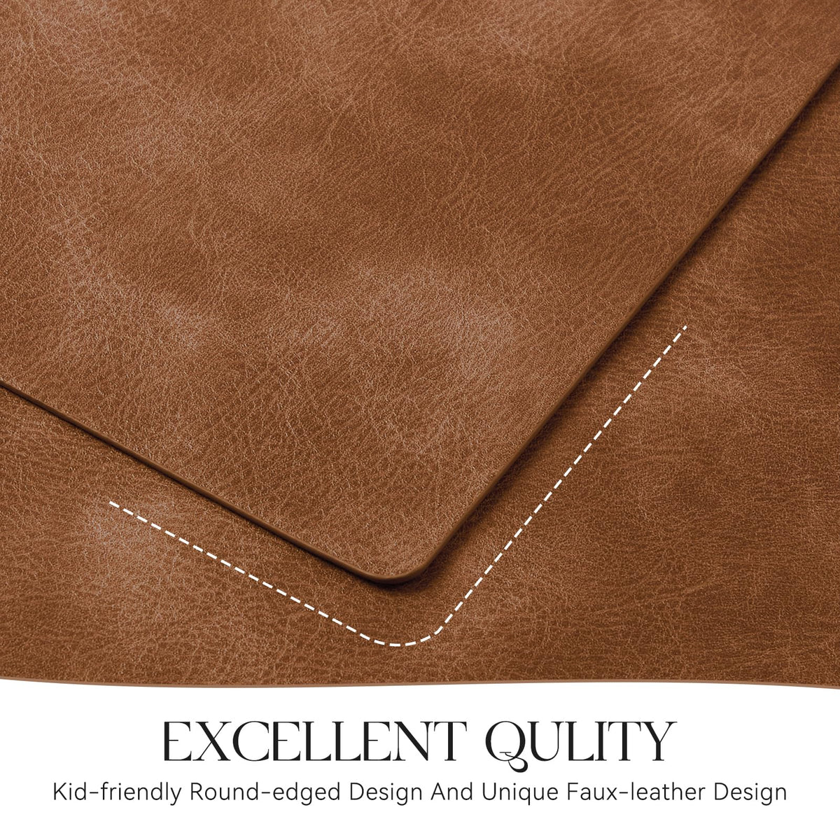 MOSAYT placemats wipe clean to resist oil and grime