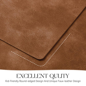 MOSAYT placemats wipe clean to resist oil and grime