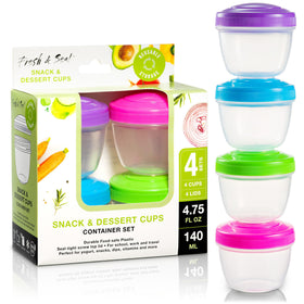 MosJos snack cups ideal for yogurt, sauces, and salads