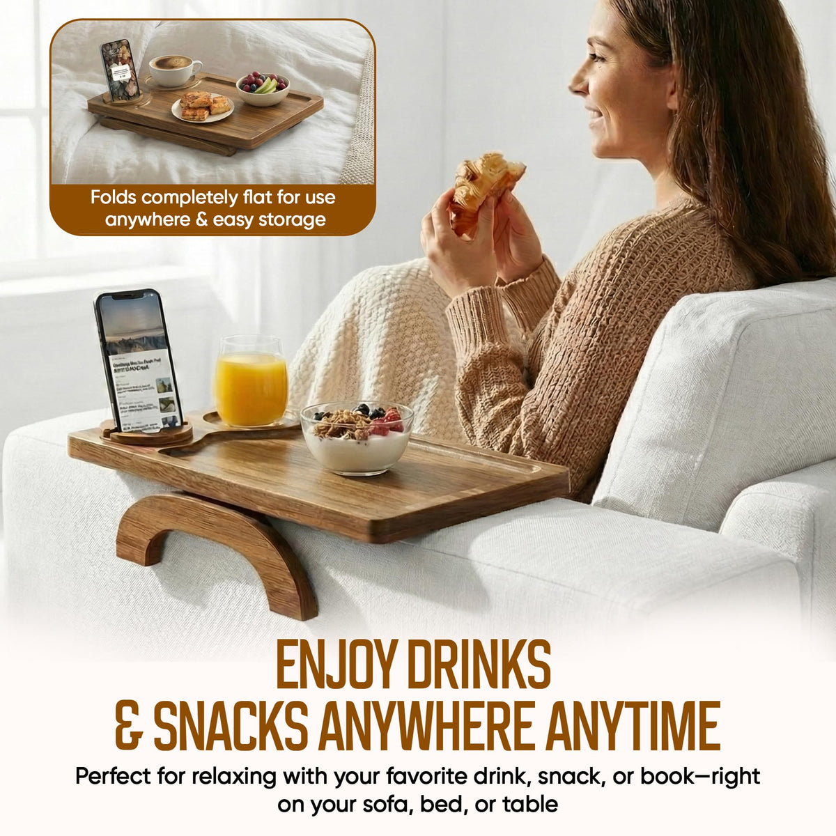 MOTOVATEC secure clip-on design with anti-slip pads on varied armrests.