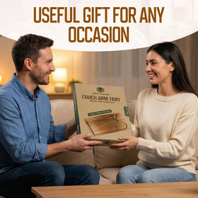 MOTOVATEC gift-ready sofa arm tray for daily organization.