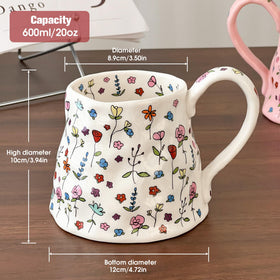 Movlen oversized-handle mug provides secure, comfortable grip for long mornings