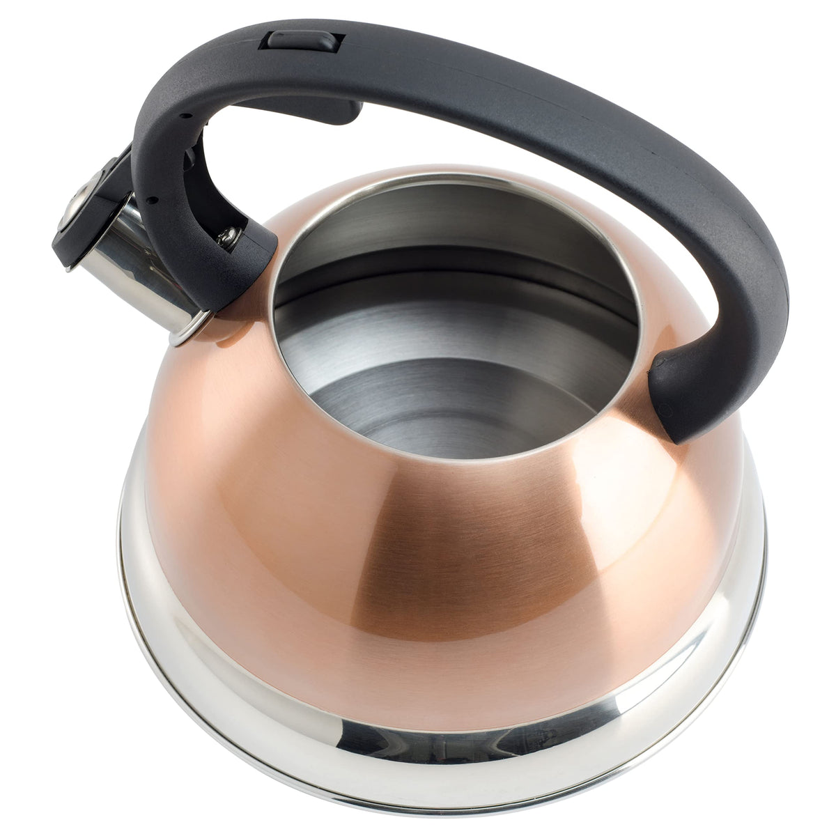 Mr. Coffee Flintshire lid and base close-up highlighting durable stainless steel.