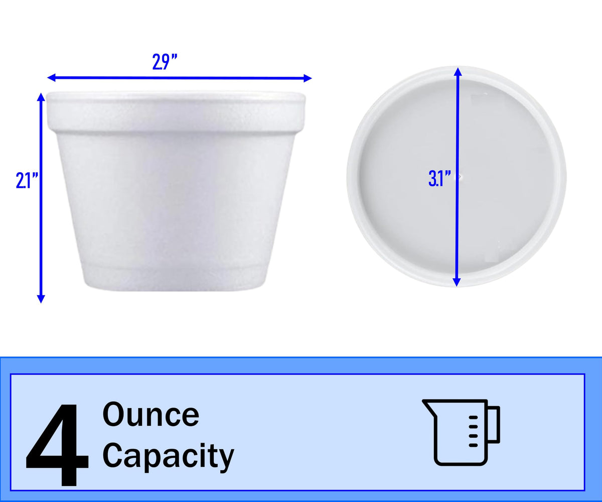 Mr Miracle insulated 4oz foam cup designed for temperature stability
