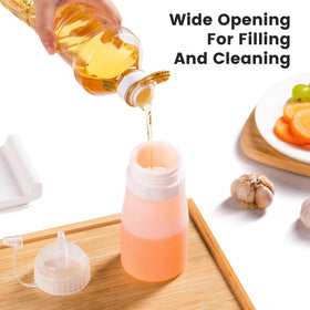 Wide-mouth design for easy filling and thorough cleaning.