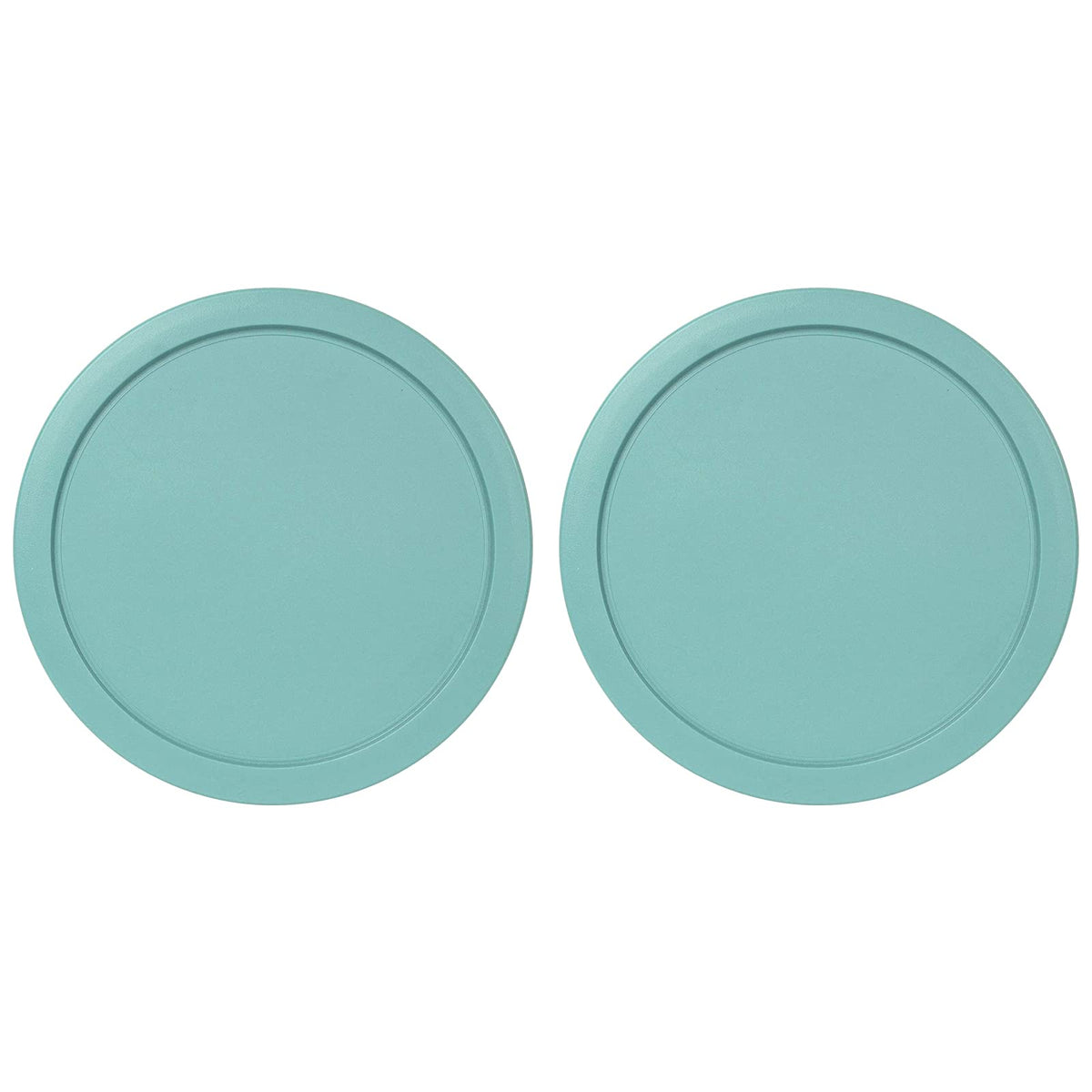 MRX Solutions Pyrex 6-inch turquoise lid shows a tight fit on 7201PC bowls, airtight.