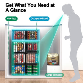 MSERCUOR baskets help sort meat, fish, and ice cream efficiently.