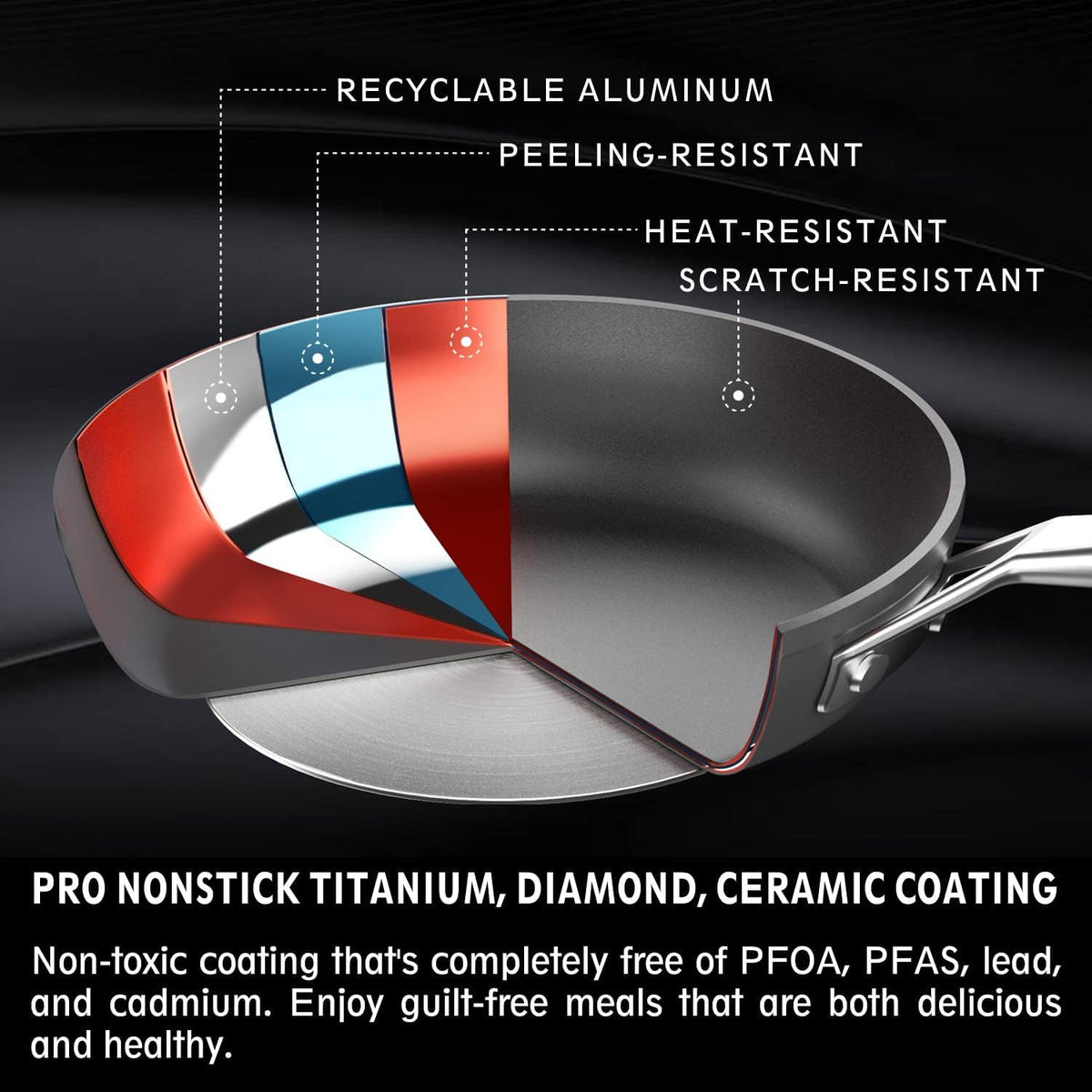 MsMk 7in egg pan induction compatible - versatile for induction stoves.