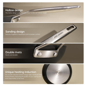 MsMk five-layer limestone coating ensuring durable nonstick performance