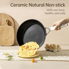 MsMk pan oven-safe up to 700°F for finishing dishes safely