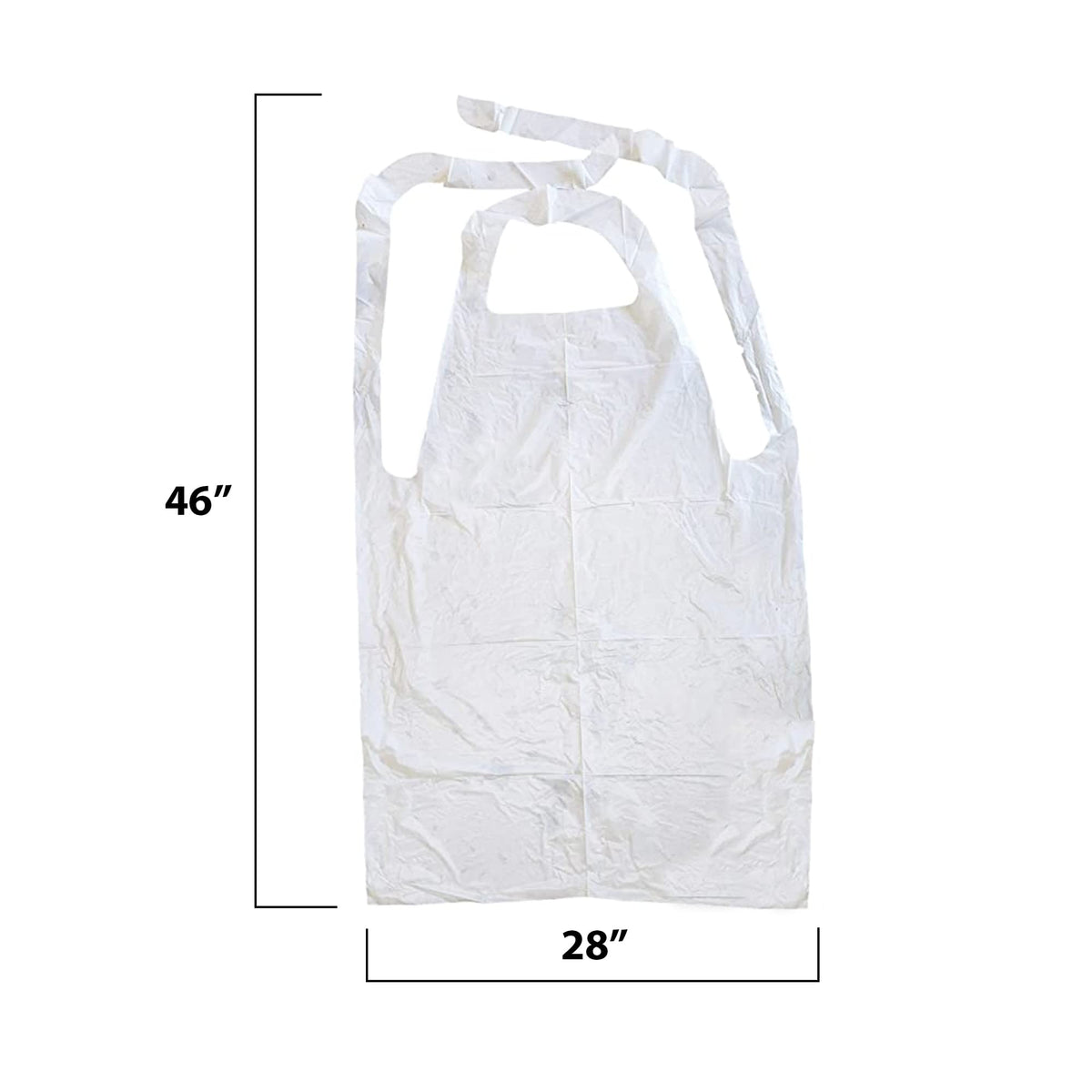 MT Products heavyweight polyethylene apron offers tear resistance for busy kitchens