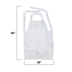 MT Products white apron 46x28 side view waterproof and durable