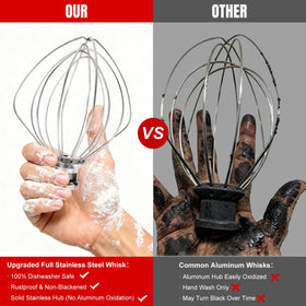 Mttobo K45WW compatibility diagram shows tilt-head fit with KitchenAid models.