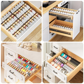 MUDEELA kitchen organization solution keeps your seasonings in reach.