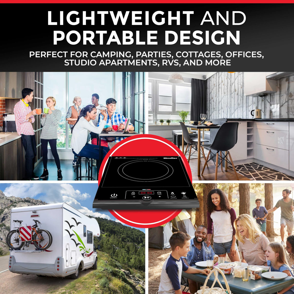 Mueller Home RapidTherm four presets simplify cooking tasks