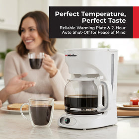 MUELLER HOME reusable filter reduces waste and lowers ongoing brewing costs.
