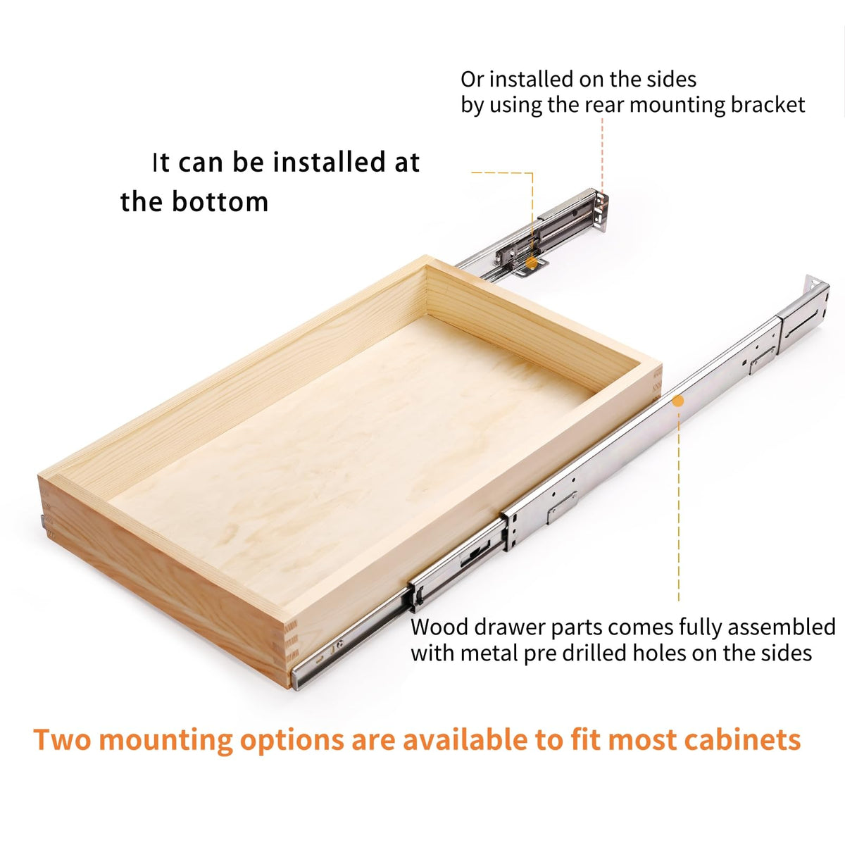 Mulush natural clear coat finish enhances wood grain and durability.