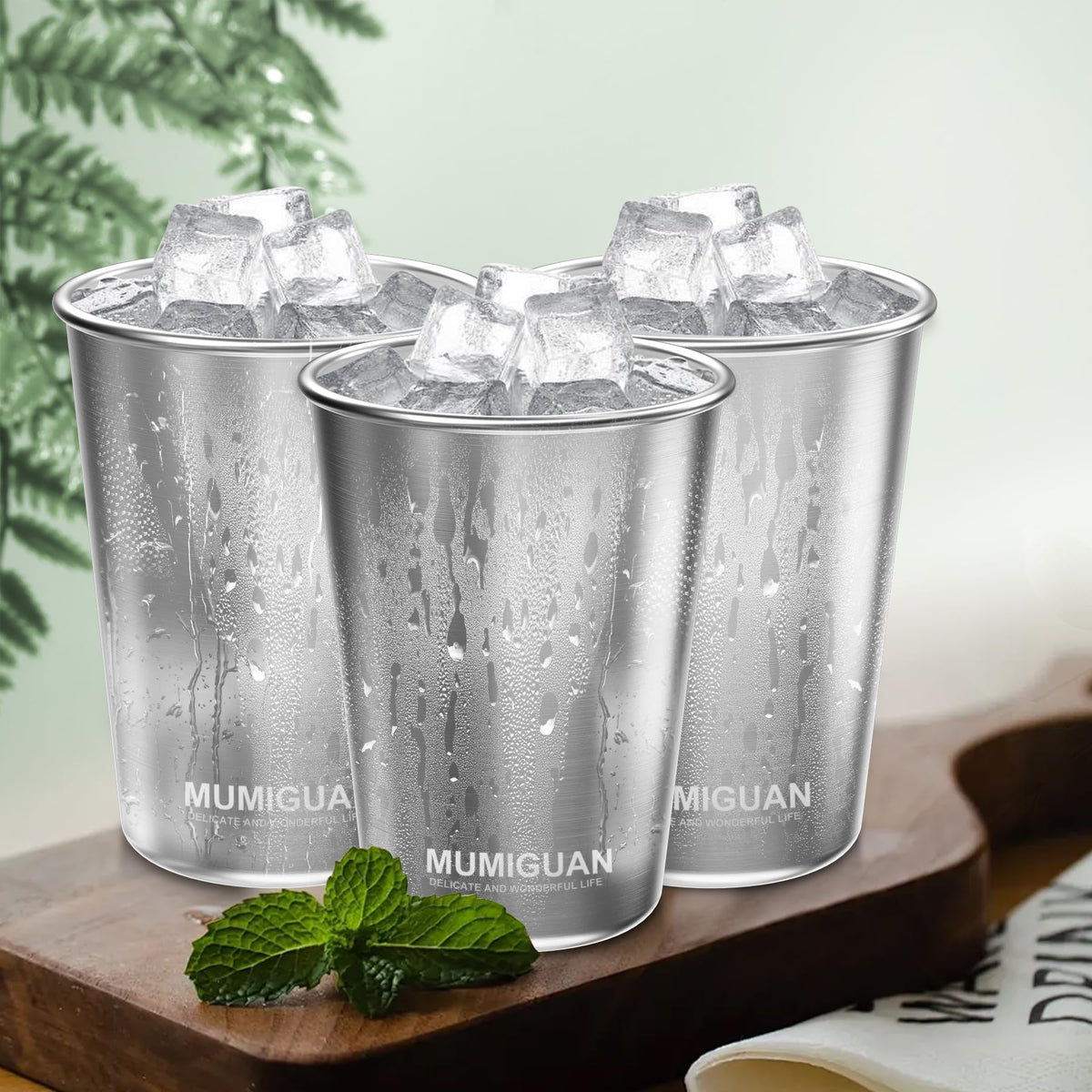 MUMIGUAN BPA-free cups safe for juice and water.