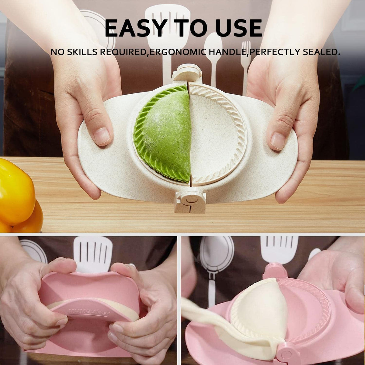MUMSUNG dough cutter included for clean dough edges.