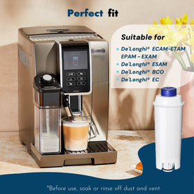Mutital DeLonghi filter 9310926 reduces impurities for smoother brew.