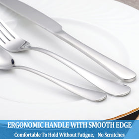 MUTNITT classic mirror-polished spoons elevate any dining setting.