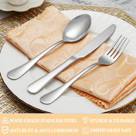 MUTNITT stainless steel flatware proves durable and rust-resistant for daily meals