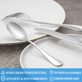 MUTNITT stainless steel teaspoons resist rust for long-lasting kitchen use
