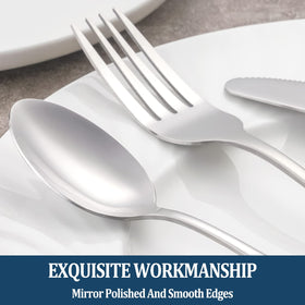 MUTNITT weighted handle forks offer comfortable grip during meals