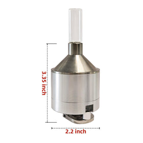 MuYuDaDi pepper grinder side view showing ergonomic grip for easy use