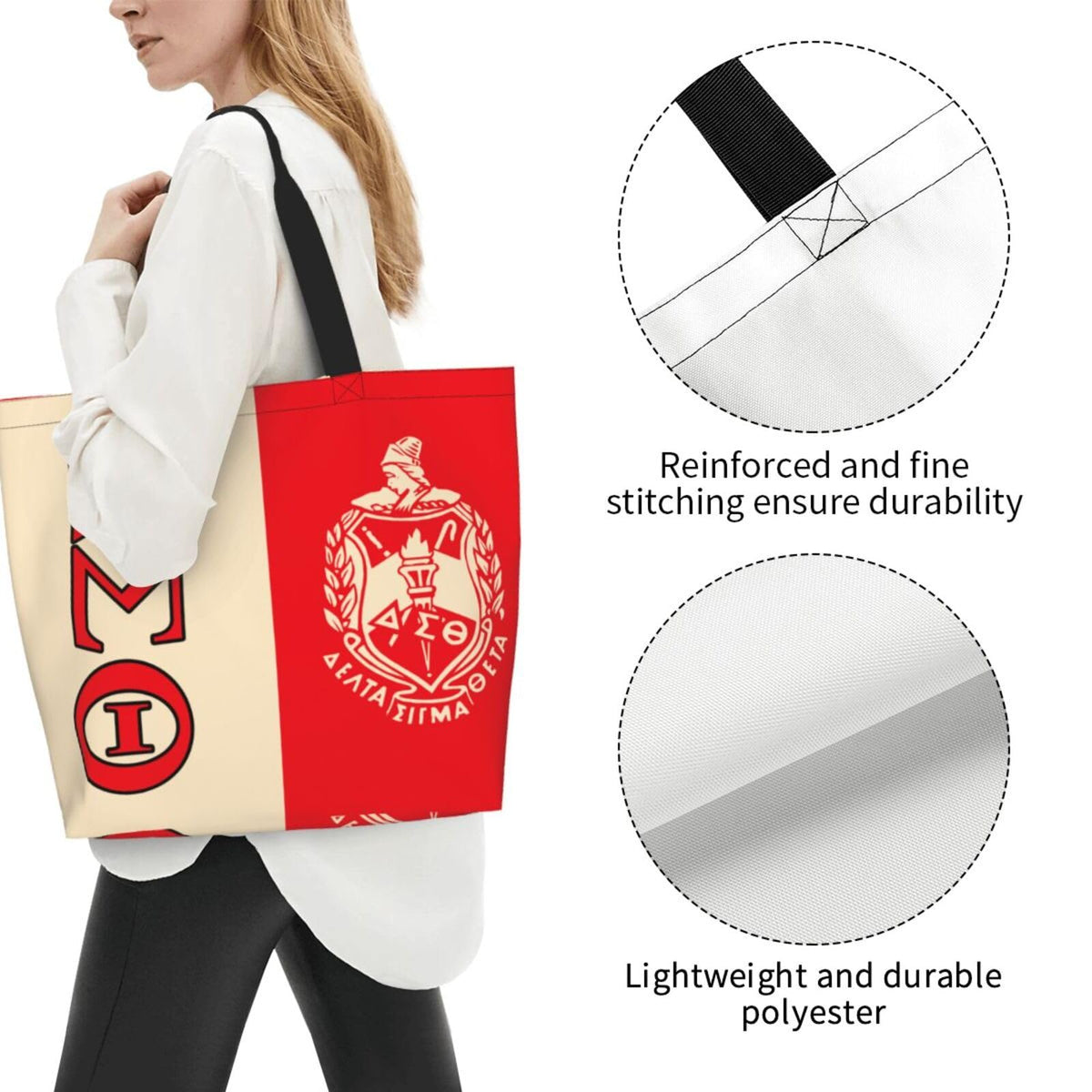 Office and gym-ready MVYNUL tote shown for everyday use