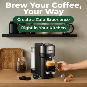 Mycoffeestar waste-reduction coffee solution in your kitchen.