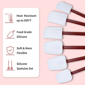 MYTASUY 10-inch silicone spatula ideal for small bowls.