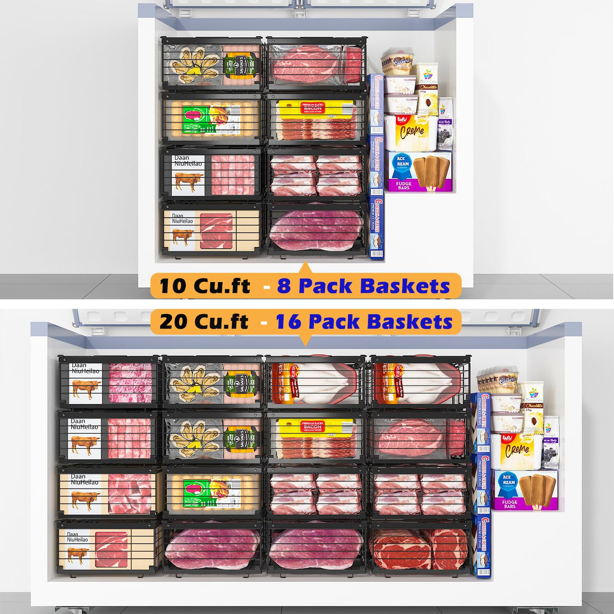 NADAMOO two-pack provides modular storage for pantry and cabinets