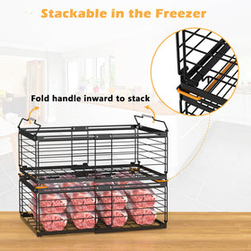 NADAMOO bin with easy access handle simplifies retrieval of frozen essentials