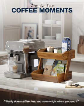 Nagawood bathroom and pantry organizer for clutter-free spaces