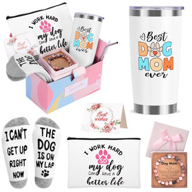 NaiCeay dog mom quote card adds playful charm