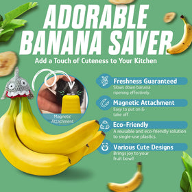 NANA HATS banana freshness preserver product showcases eco friendly design