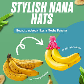 NANA HATS lunch-box friendly keeper fits in bags for snacking on the go.