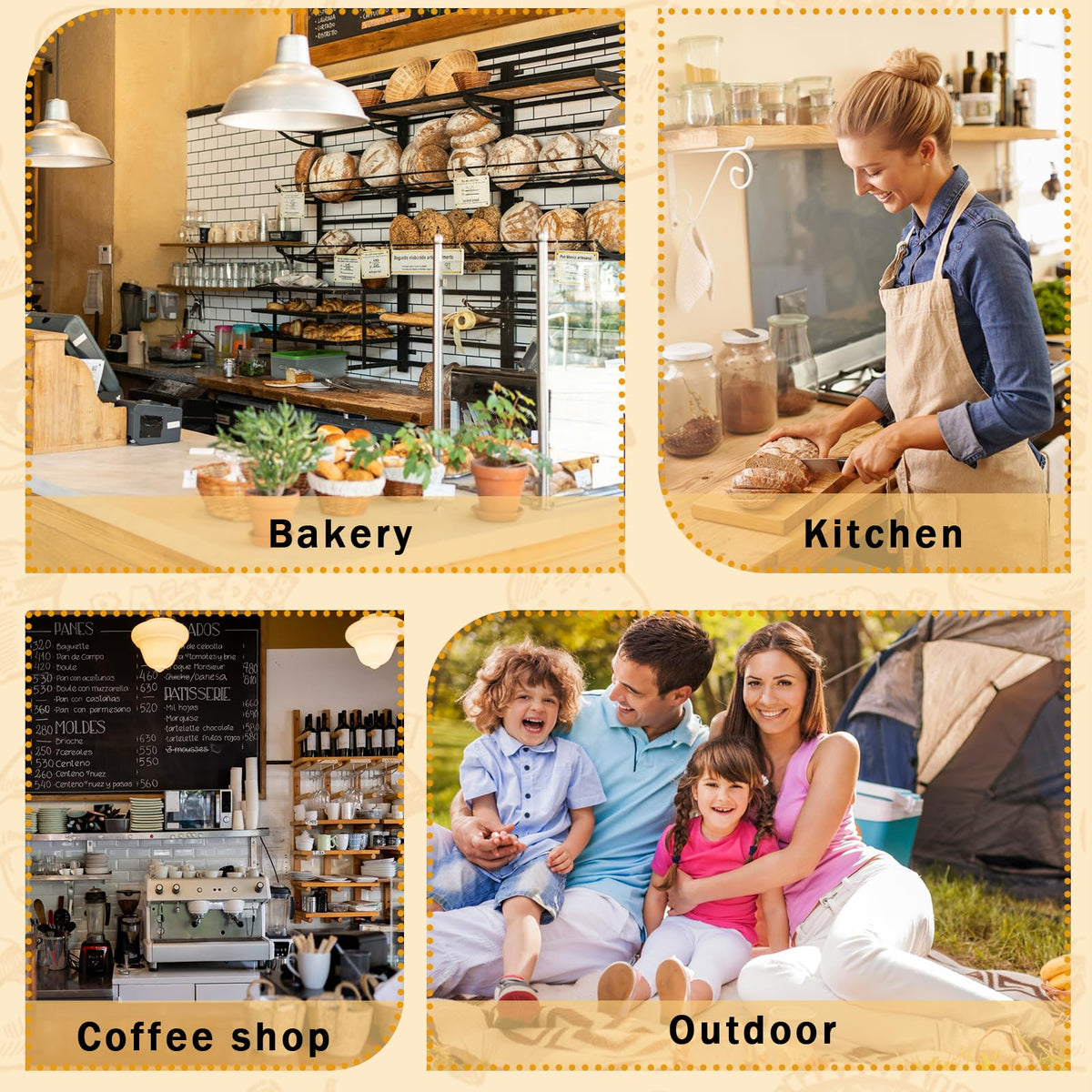 NANYI beeswax bread bags amber wheat recyclable packaging supports sustainability