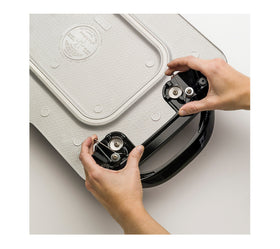 National Presto 07061 griddle highlights PFAS-free ceramic coating for easy food release and cleaning.