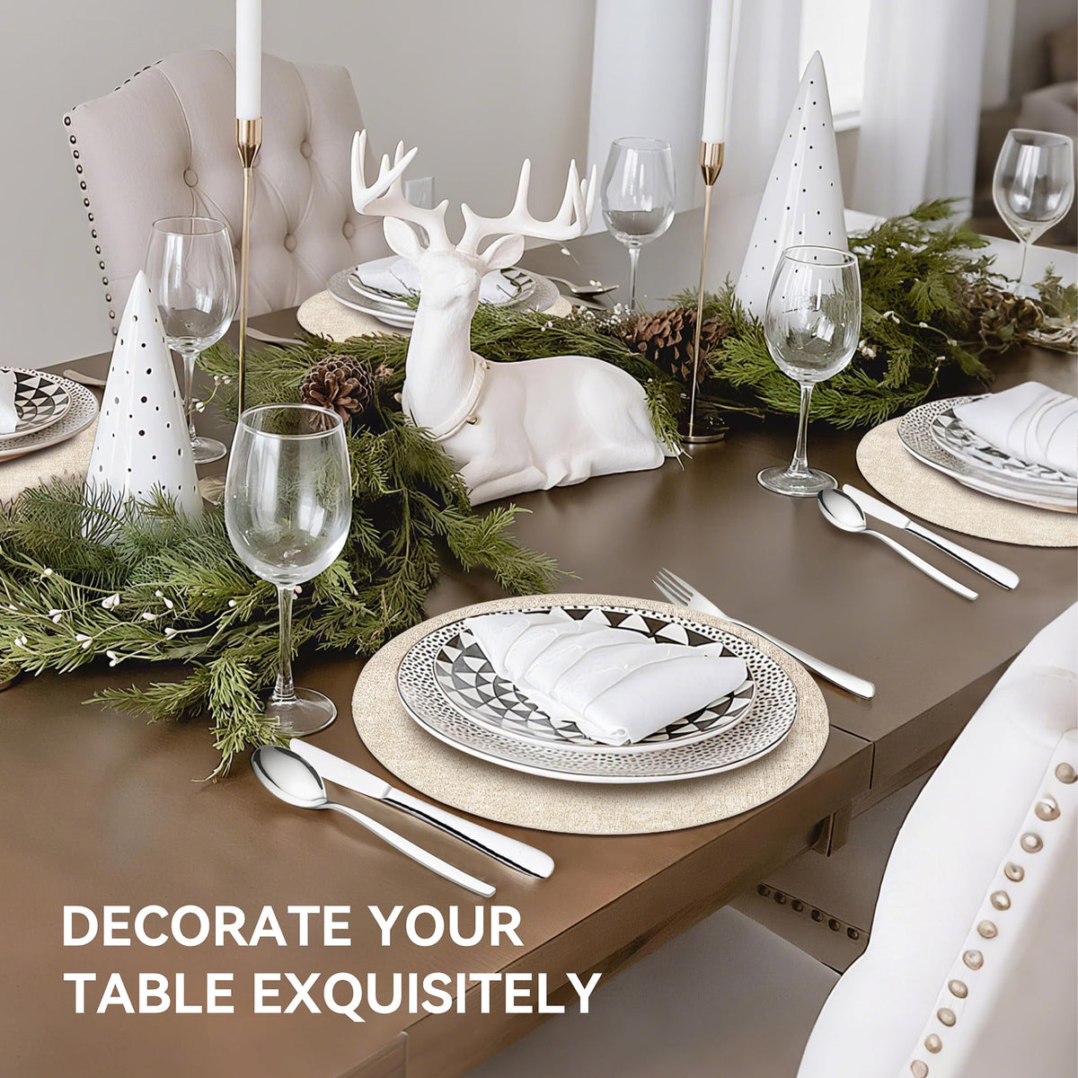 NCUE placemats indoor outdoor versatility, suitable for meals and picnics