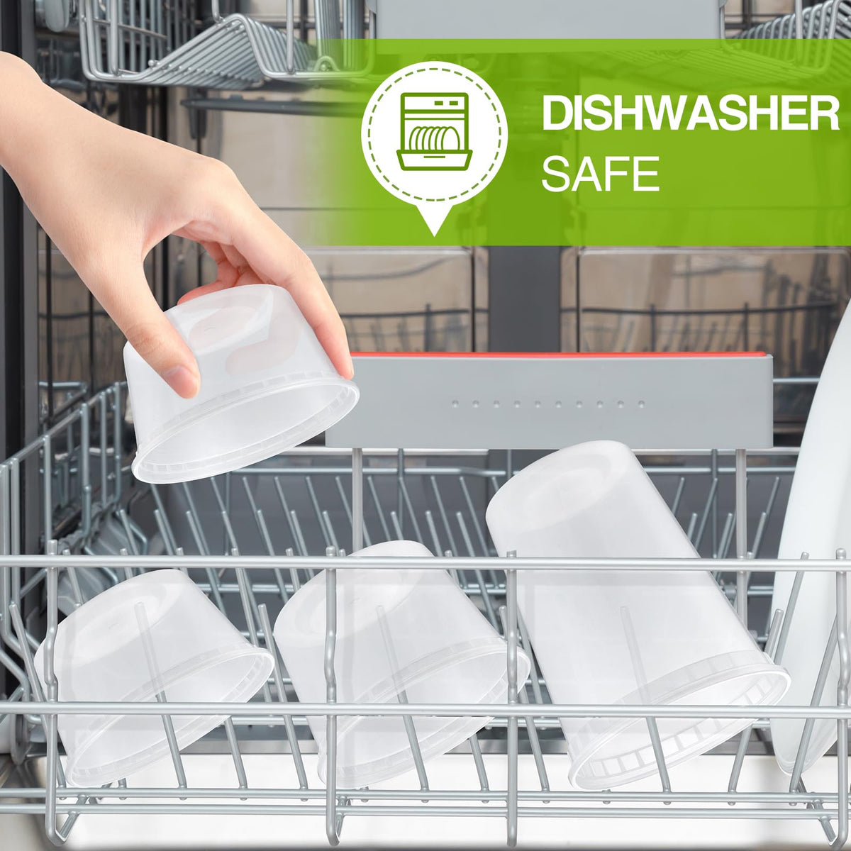 NEEBAKE dishwasher-safe storage for easy cleanup after meals and snacks