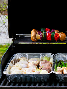 NEEBAKE even heat foil trays help deliver consistent cooking results.